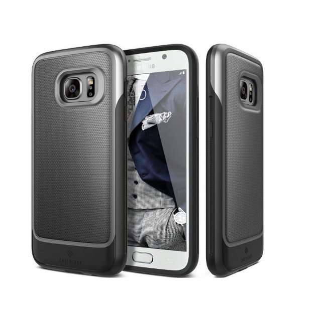 Galaxy S7 Case Caseology Vault Series Rugged Slim Cover Black Active Armor